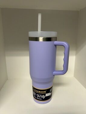Yukon Outfitters Lavender 40 oz Travel Tumbler with Handle